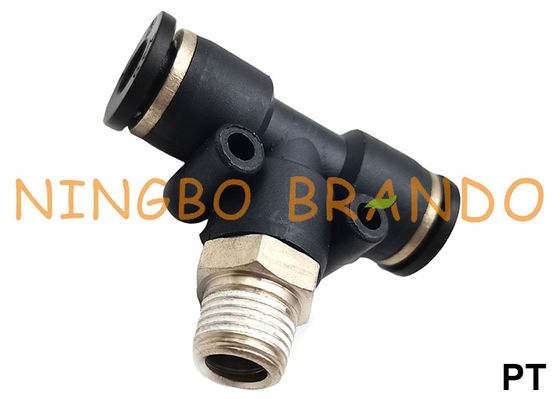 Σχήμα PT-G T αρσενικό μπλουζάκι διακλάδωσης Push In Connect Πνευματικά εξαρτήματα σωλήνων