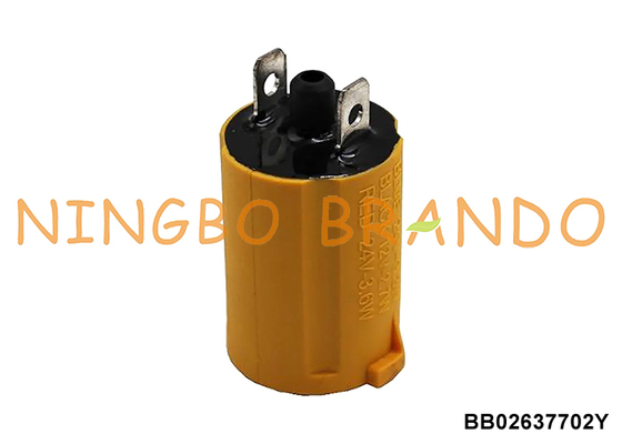 24V 2.7W Κίτρινο Σολενοειδές Στρογγυλοκύλινδρο Για DELAVAL Μέρη Πουλσετορ γάλακτος EP100 EP2090