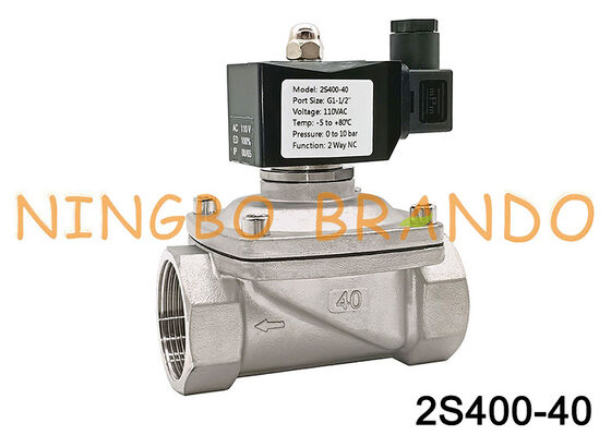 Βαλβίδα ελέγχου υγρού 2S Series 2S400-40 1,5'' Κανονικά κλειστή