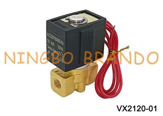 SMC Type VX2120-01 Ηλεκτρομαγνητική βαλβίδα 2 κατευθύνσεων άμεσης λειτουργίας 1/8'' AC220V DC24V
