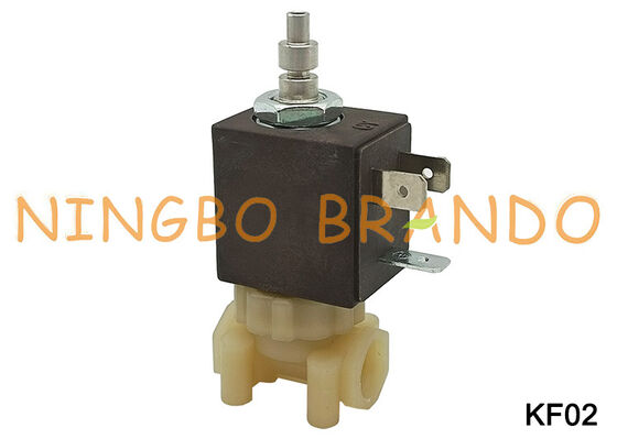 Πλαστική ηλεκτρομαγνητική βαλβίδα KF02 1/8'' 3 Way NC Food Grade Safe καφετιέρα εσπρέσο