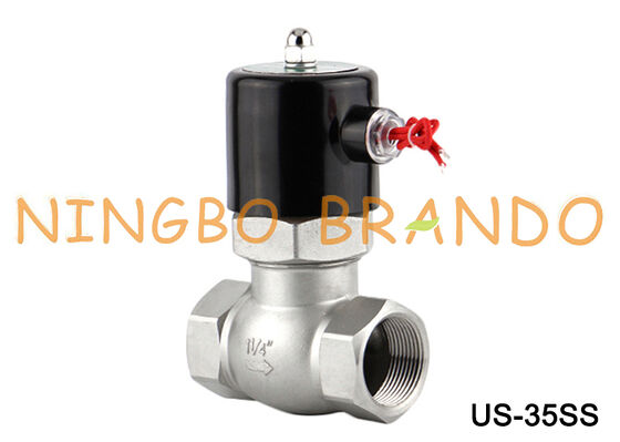 Ηλεκτρομαγνητική βαλβίδα ατμού US-35 2L-35 1-1/4'' Ηλεκτρομαγνητική βαλβίδα από ανοξείδωτο χάλυβα 24V 220V
