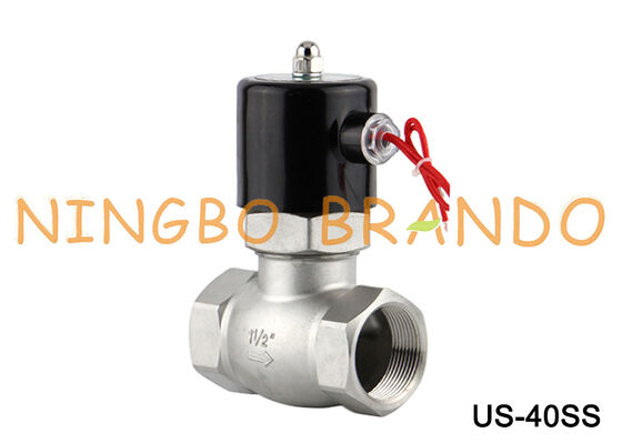 Ηλεκτρομαγνητική βαλβίδα τύπου UniD US-40 1-1/2'' 2/2 τρόπου Κανονικά κλειστή από ανοξείδωτο χάλυβα