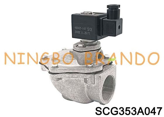 G1-1/2'' SCG353A047 Ηλεκτρομαγνητική βαλβίδα με διάφραγμα ορθής γωνίας DC24V AC220V