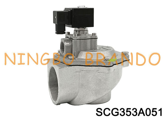 G2-1/2'' SCG353A051 Ηλεκτρομαγνητική βαλβίδα με διάφραγμα ορθής γωνίας DC24V AC220V