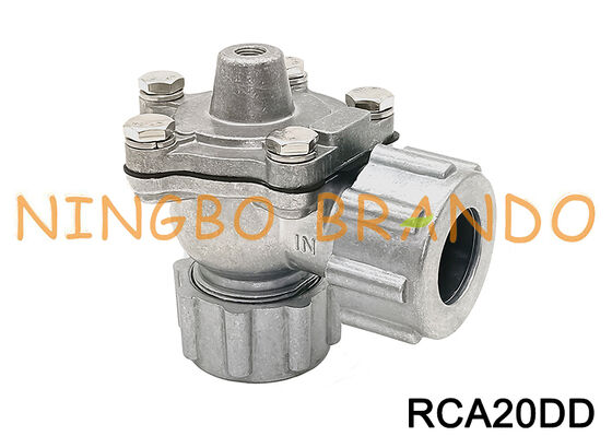 RCA20DD 3/4 ιντσών απομακρυσμένη πιλοτική βαλβίδα παλμικής εκτόξευσης συρταριέρα τύπου παξιμαδιού Βαλβίδα συλλογής σκόνης