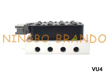 DC12V 1/4» τύπος VU4 4 Accuair πολλαπλή μονάδα βαλβίδων σωληνοειδών γωνιών για την αναστολή αέρα