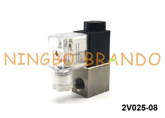 Ο τύπος 2V025-08 1/4 AIRTAC» πνευματική βαλβίδα σωληνοειδών έκλεισε κανονικά άμεσα ενεργόν AC220V