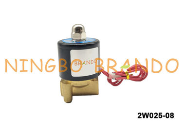Uni-δ τύπος ud-08 βαλβίδα AC220V AC110V DC24V νερού σωληνοειδών ορείχαλκου 2W025-08