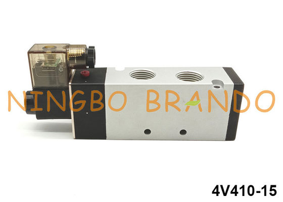 5/2 πνευματικός τύπος 4V410-15 1/2» 220V 24V Airtac βαλβίδων σωληνοειδών τρόπων