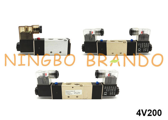 Βαλβίδα σωληνοειδών τύπων Airtac 4V210-08 4V220-08 4V230C-08 24VDC 220VAC