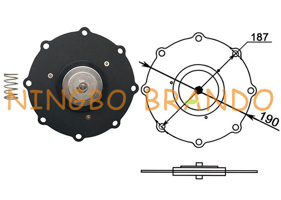 C113928 3» αεριωθούμενο διάφραγμα αντικατάστασης βαλβίδων σφυγμού ίντσας SCEX353.060