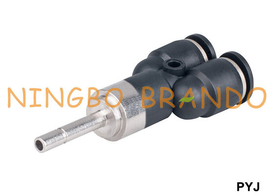 Βυσματωτές Υ PYJ σειράς συναρμολογήσεις 3 μανικών τύπων πλαστικές πνευματικές τρόπος